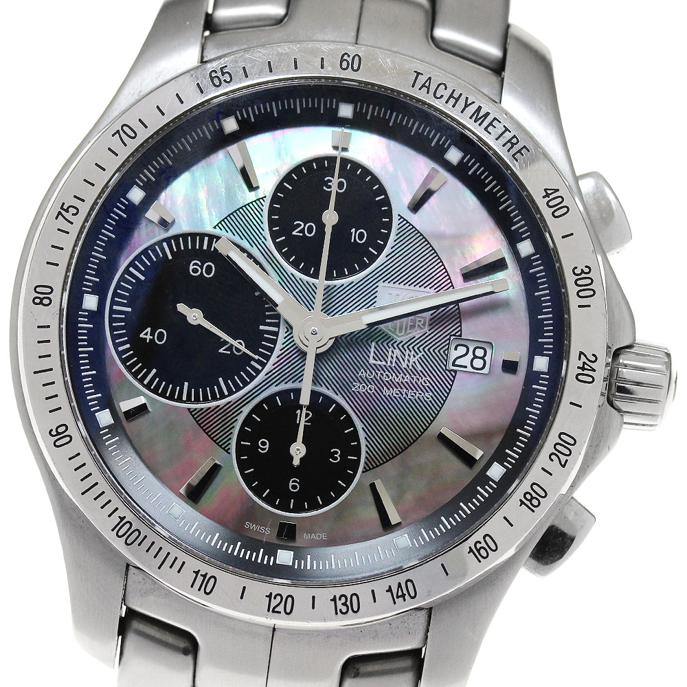 タグホイヤー TAG HEUER CJF211K リンク クロノグラフ 自動巻き メンズ _845341【中古】