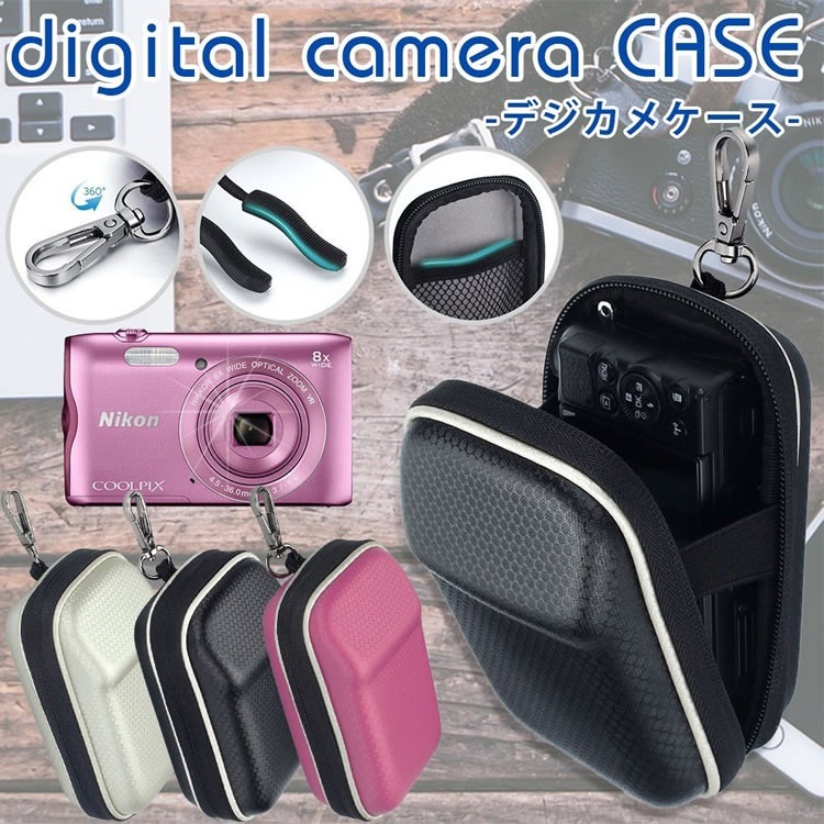 Qoo10 デジカメケース Evaセミハードケース カメラ