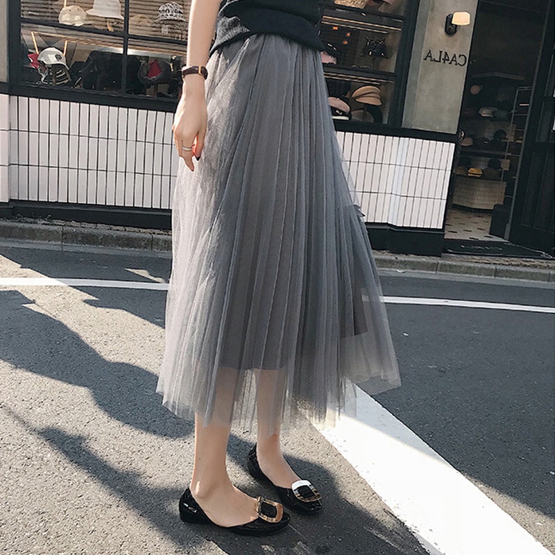 スカート ロングスカート ロング丈 大人可愛い 韓国 韓国風 チュール きれいめ シンプル 大人 上品 おしゃれ お洒落 レトロ エスニック 大人女子 こなれ感 クール セクシー エレガント