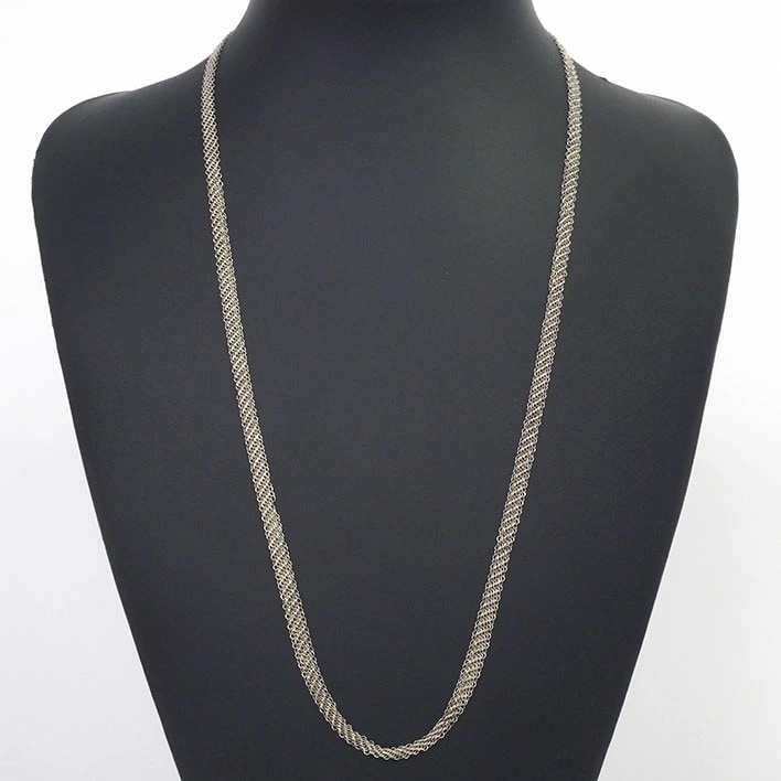 ティファニー エルサ・ペレッティ　メッシュチェーン シルバー925 【ネックレス】