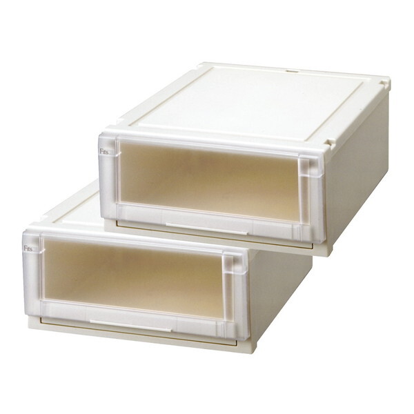 天馬(Tenma) フィッツユニットケース 4520(箱仕様2個組) カプチーノ