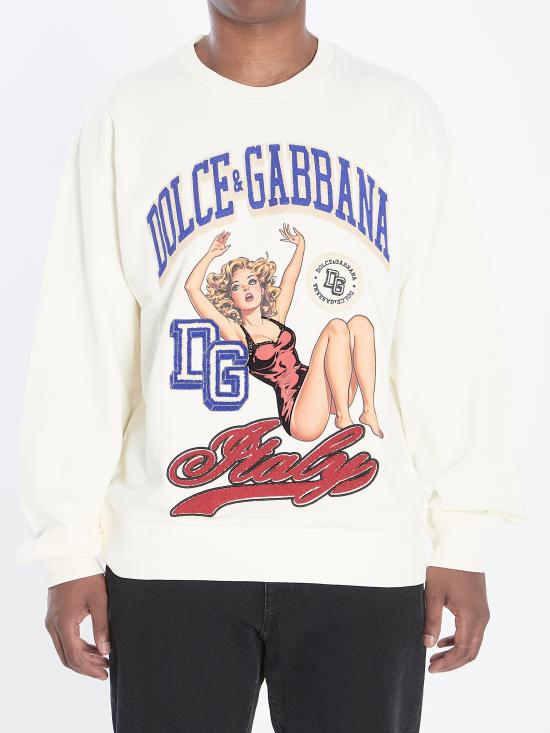 DOLCE & GABBANA Men Tunic Tops G9AHSZ CREAM