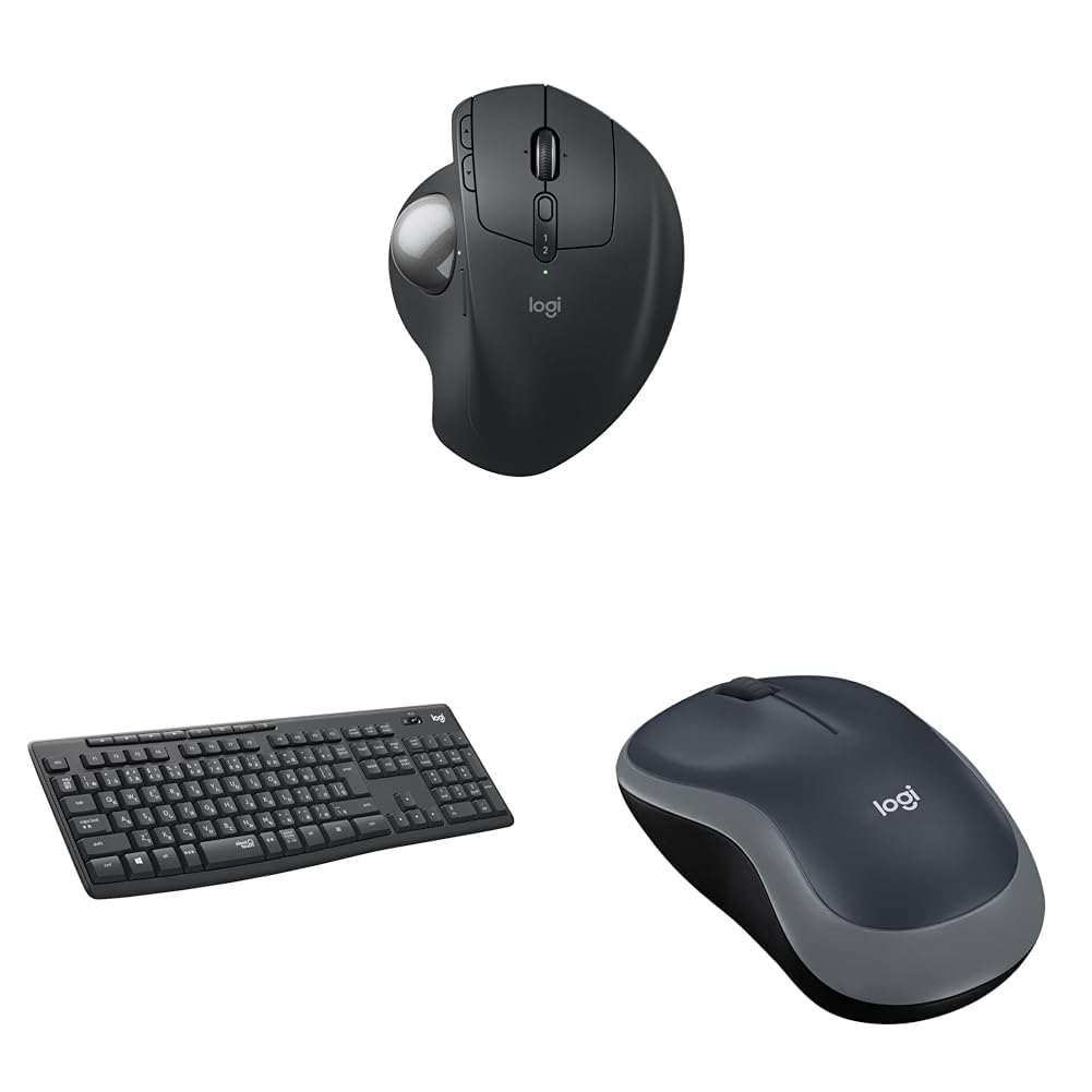 【セット買い】ロジクール ワイヤレス トラックボール マウス MXTB2 MX ERGO S Bluetooth Logibolt + ワイヤレスキーボード K295GP 耐水 Unifying K2 15,599円