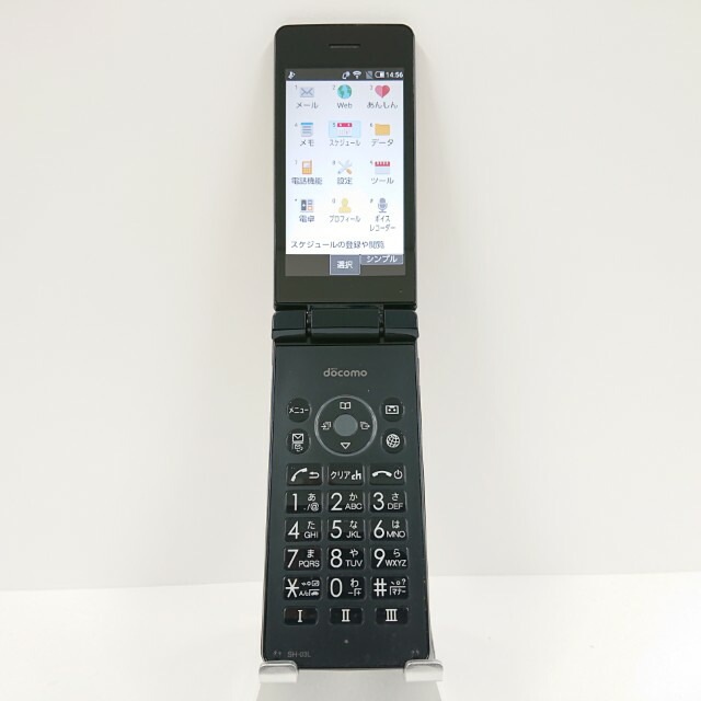 AQUOSカメラレスケータイ SH-03L ドコモ ブラック 送料無料 本体 c16433 【中古】