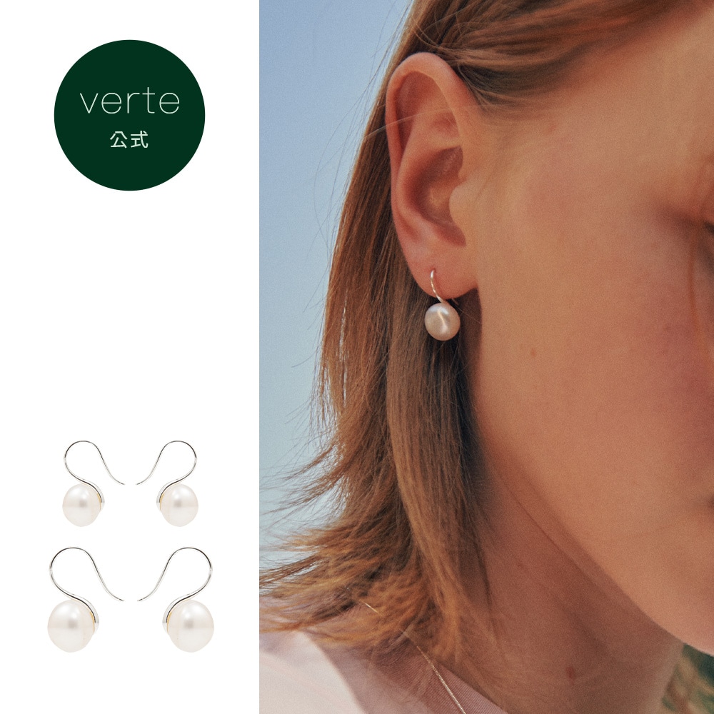 Deux.silver.136 / etre pearl イアリング (silver)(2 size)