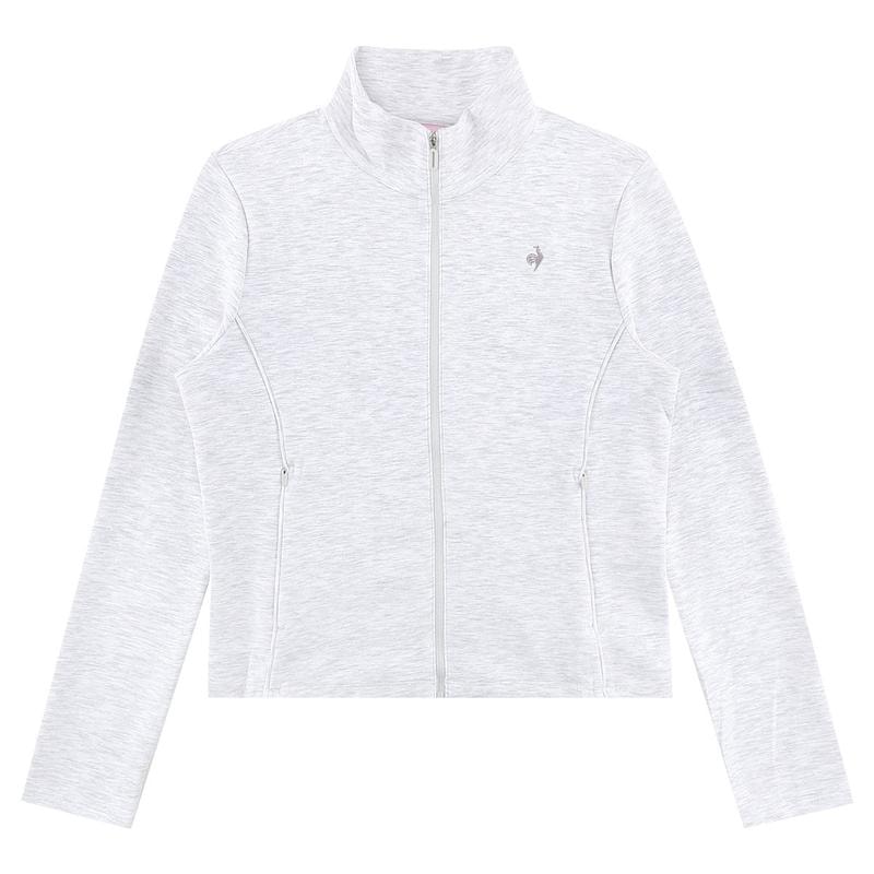 女性ダブルテンション2.0スリムフィットステンネックジップアップQR122OFT13WMG