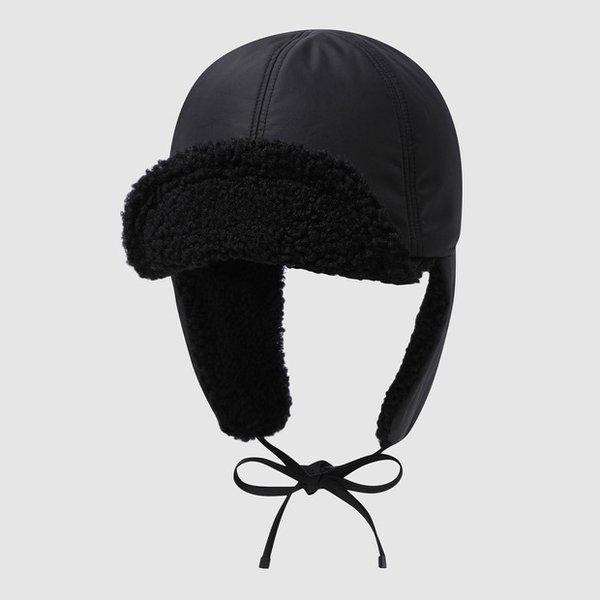 リバーシブル防寒高所帽 (QQ423ACPO1_BLK)