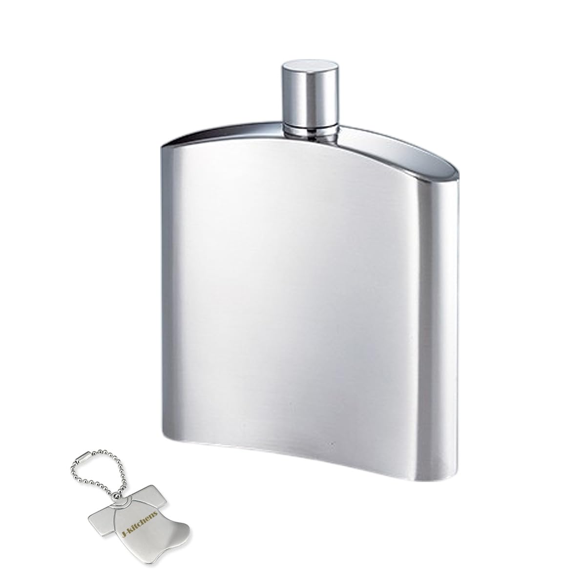 J-kitchens クックライフ アウトドア ウイスキー ボトル ステンレス製 200ml オリジナルタグ付