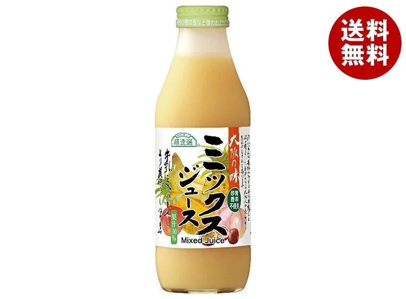 マルカイ 順造選 ミックスジュース 500ml瓶×12本入