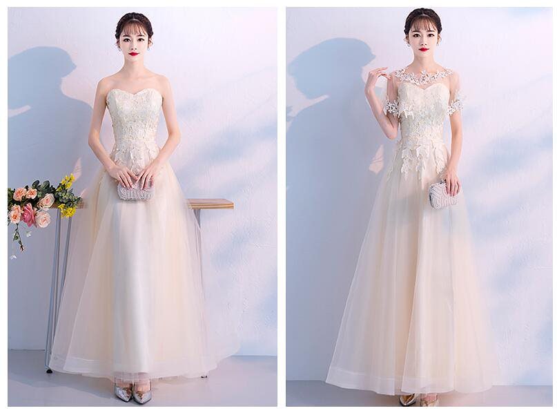 セール お呼ばれドレス マキシ丈ワンピース 演奏会 パーティードレス ウェディングドレス 結婚式 二