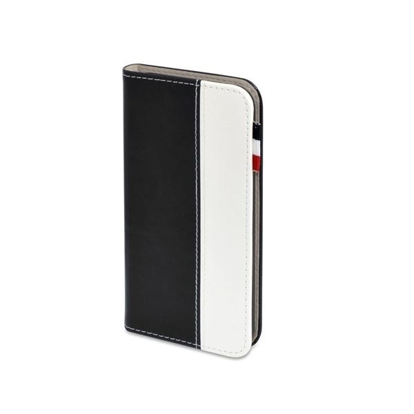 （まとめ）日本トラストテクノロジー レザータッチ ブックタイプケース iPhone7 ブラック BOOKIP7-BK2セット 4,936円