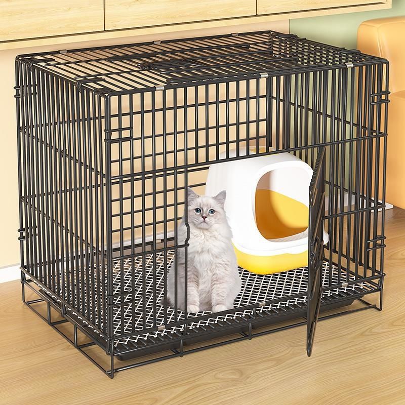 家庭用猫ケージ トイレ一体型 屋内 二階建て スペースなし 特大 フリースペース キャットハウス キャットハウス ヴィラ