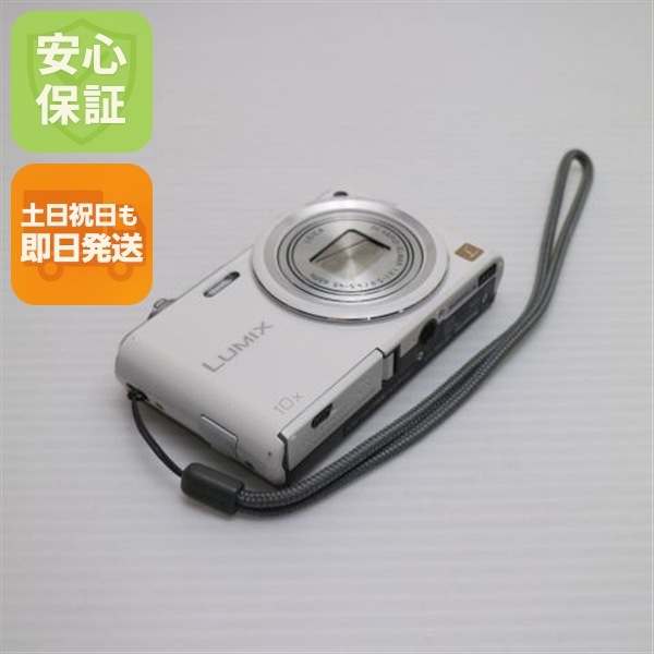 美品 DMC-SZ3 LUMIX ホワイト デジカメ Panasonic 197