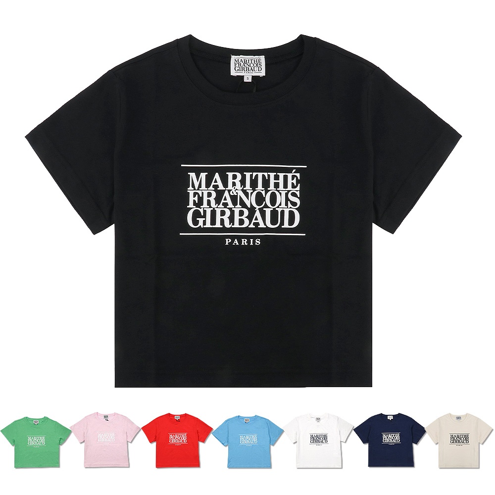 Tシャツ W CLASSIC LOGO CROP TEE 半袖 レディース 韓国 ファッション アパレル クロップド丈