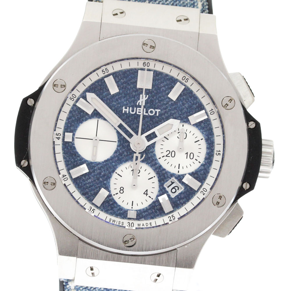ウブロ HUBLOT 301.SX.2710.NR.JEANS ビッグバン ジーンズ 世界250本限定 自動巻き メンズ 保証書付き_876489【中古】