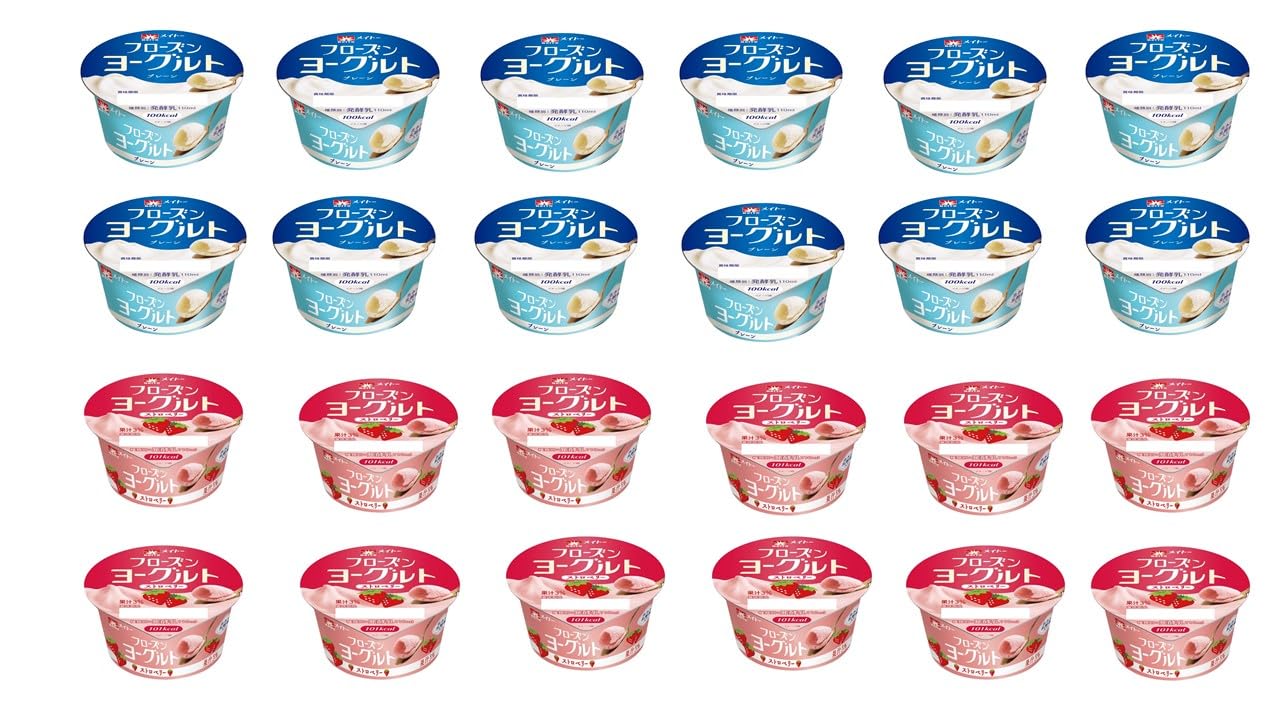 [冷凍] 協同乳業 フローズンヨーグルトカップ アソートセット 2種×12個
