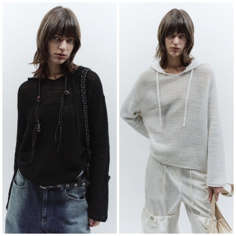 【INSILENCE】 SUMMER HOODED KNTWEAR : 2COLORS 22,160円