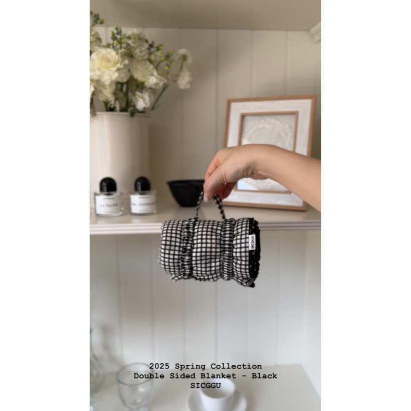 Double Sided Black Blanket