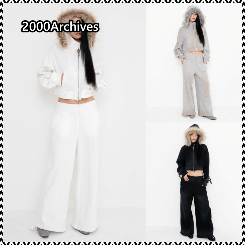 2000Archives BELTED SWEATPANTS