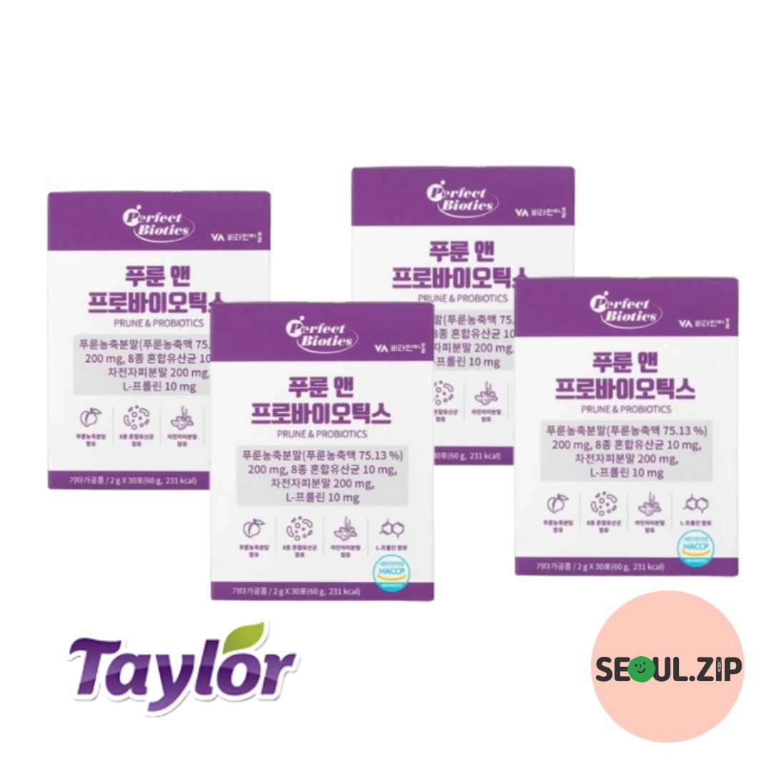 [2+2] 韓国 パーフェクトバイオティクステイラープルン＆プロバイオティクス乳酸菌プルンジュース120 快便サプリメント