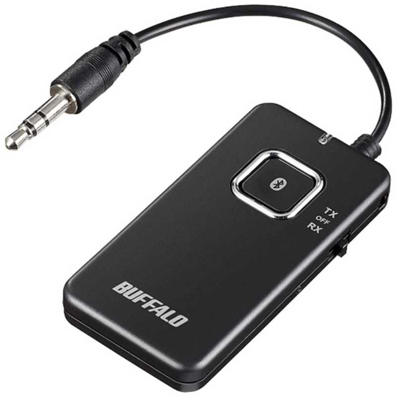 BUFFALO　Bluetoothオーディオトランスミッター&レシーバー 低遅延対応　BSHSBTR500BK