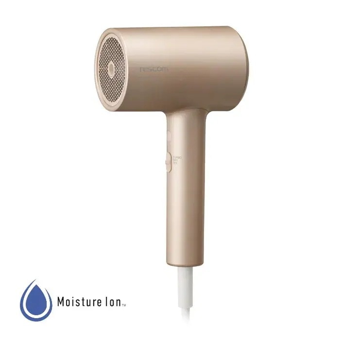 ドライヤー モイスチャーイオン ヘアドライヤー TDX300A-N ゴールド 速乾 大風量 マイナスイオン