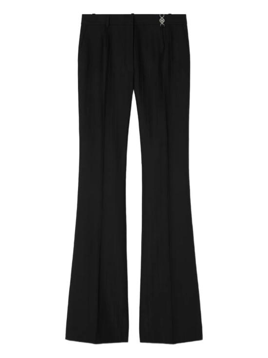 VERSACE Women Flare Pants 1013158 1A16260 1B000 BLACK