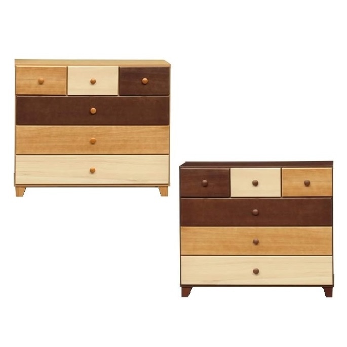 中村敬木工 チェスト マルーン マルーン2 4段 90cm たんす 収納 引き出し 省スペース コンパクト 木製 桐 スライドレール 日本製 国産 完成品 おしゃれ