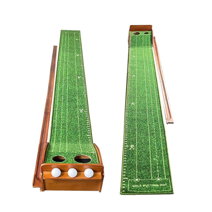 【新品限定 急速出荷】TOPAIM パター練習マット パターマット練習器具 ゴルフ練習器具 トレーニング 自動返球機能 滑らかな傾斜 3m 初心者 上級者 ガイドライン 8,567円