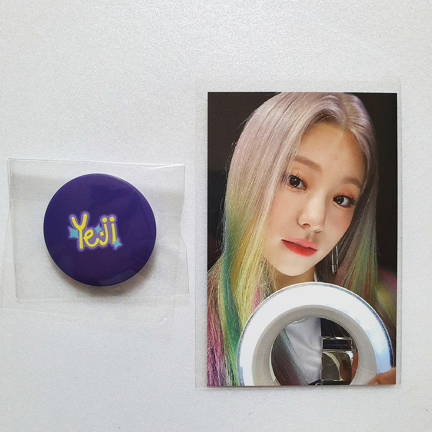 ITZY YEJI ポップアップ　買い上げ　限定　トレカ ITZY LIGHT RING POP-UP STORE Official Promotional Photocard