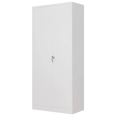 【国内即日発送】スチール書庫 両開き書庫 書類保管庫 高さ180cm 保管庫 収納 オフィス 業務用 書庫 おしゃれ キャビネット スチールキャビネット ベース付き 可動棚 A4対応