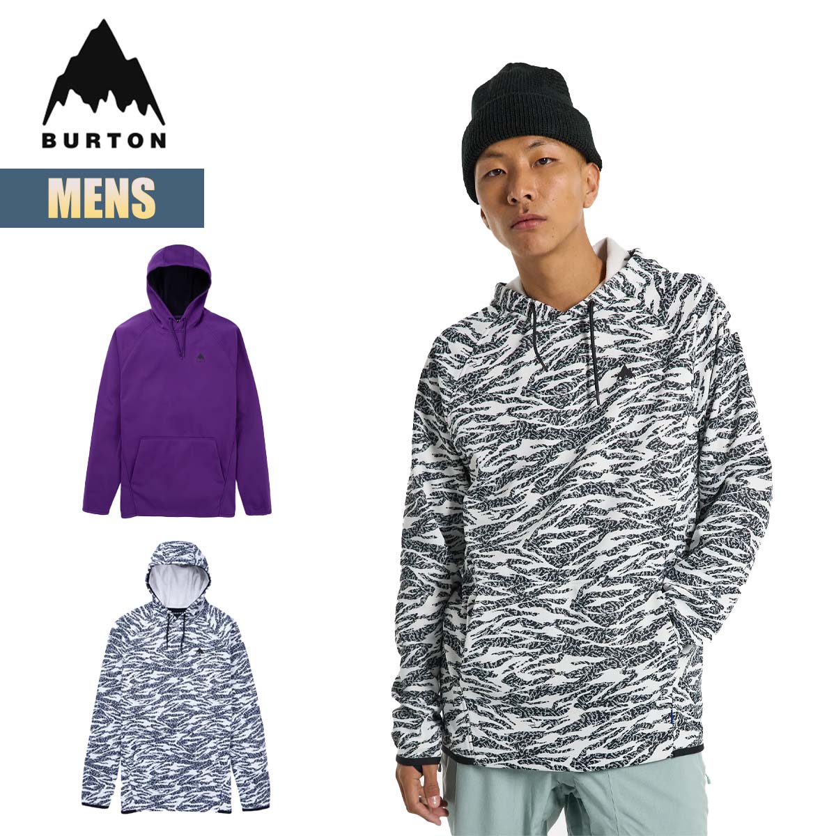 パーカー 撥水 メンズ 24-25 クラウン ウェザープルーフ プルオーバー フリース W25JP-220241 Mens Crown Weatherproof Pullover Fleece