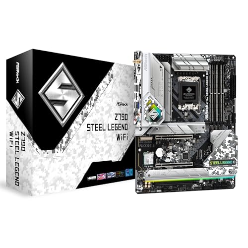 マザーボード Z790 Steel Legend WiFi Intel 第12世代 ・ 13世代 CPU ( LGA1700 )対応 Z790チップセット DDR5 ATX マザーボード 国内正規代理