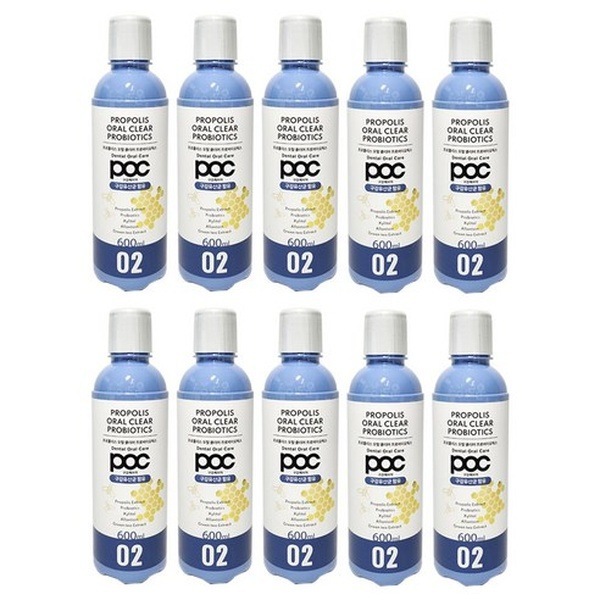 Proオーラルクリアプロポリスプロバイオティクス残渣天然成分ガグル, 600ml, 10個
