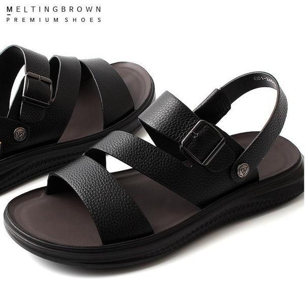 メンズレザーサンダル メンズ身長アップサンダル メンズオフィスサンダル AL21
