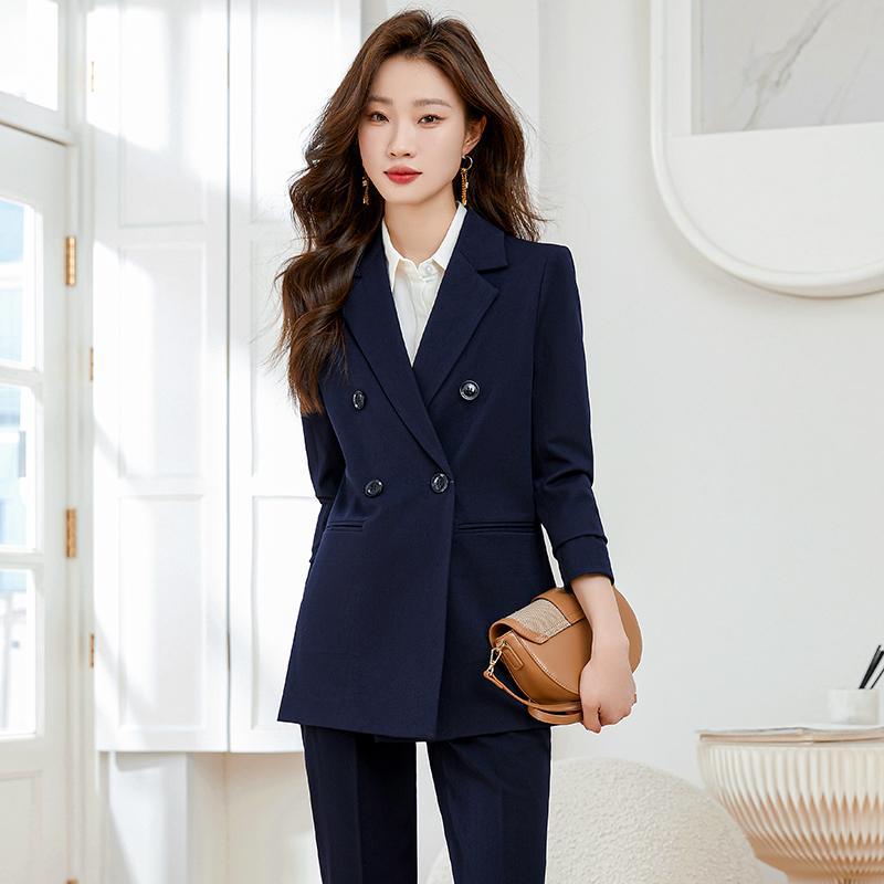 レディース スーツ ジャケット パンツ シャツ セットアップ おしゃれ ファッション グレー 春秋 大学生 リクルート エレガント 大きいサイズ オフィス ビジネス