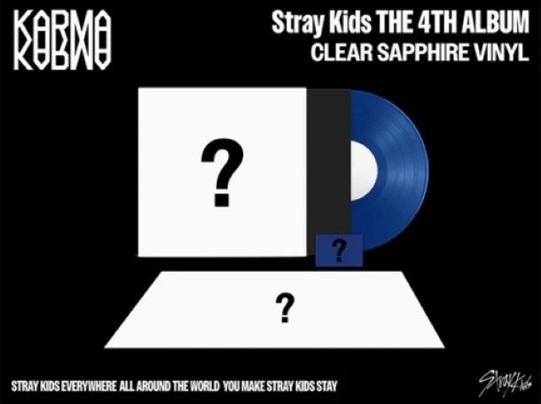 Stray Kids KARMA (CLEAR SAPPHIRE LP VER.) レコード 限定盤 新品未開封