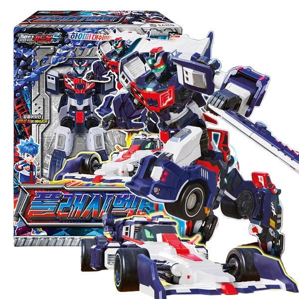 メタルカードボット S フラッシュベクター ハイパーダッシュ レーシングカー フォーミュラカー 変身ロボット おもちゃ