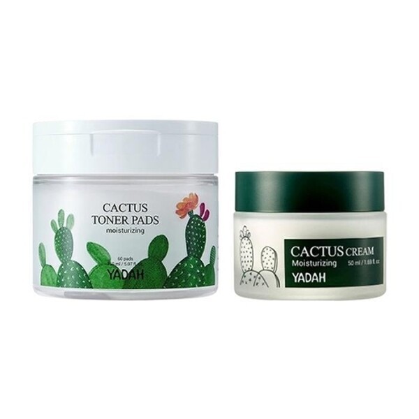 ヤダ サボテン トナーパッド60枚入+サボテンクリーム 50ml