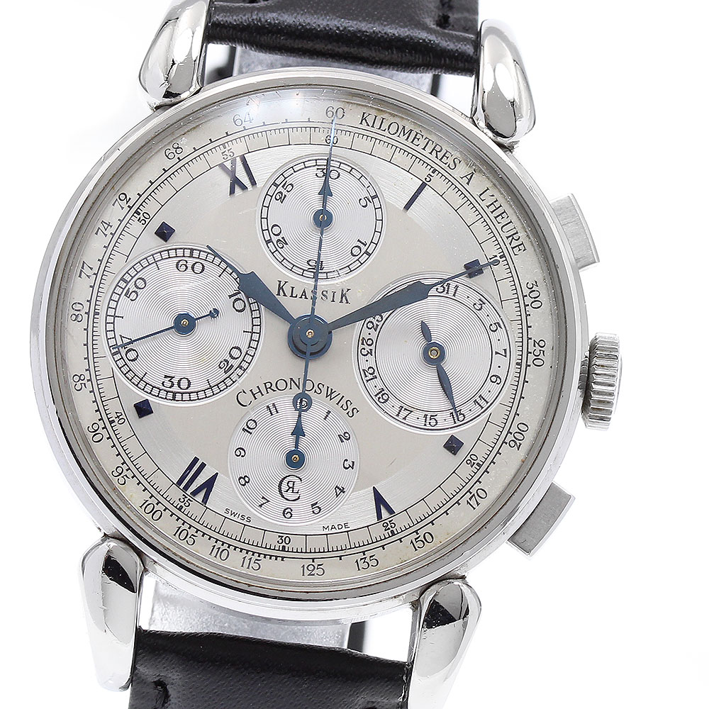 クロノスイス Chronoswiss CH7443 クラシック クロノグラフ 自動巻き メンズ _772894【中古】