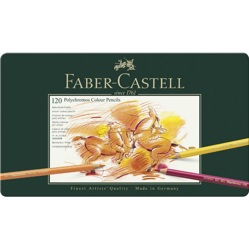 ファーバーカステル　Castell ポリ黒モス色鉛筆セット　110011