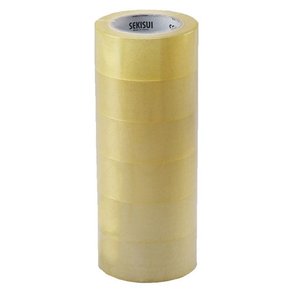 （まとめ買い）積水 OPPテープ 0.050mm厚 幅48mmx長さ100m 透明 6巻入 P82VT3J [x3]