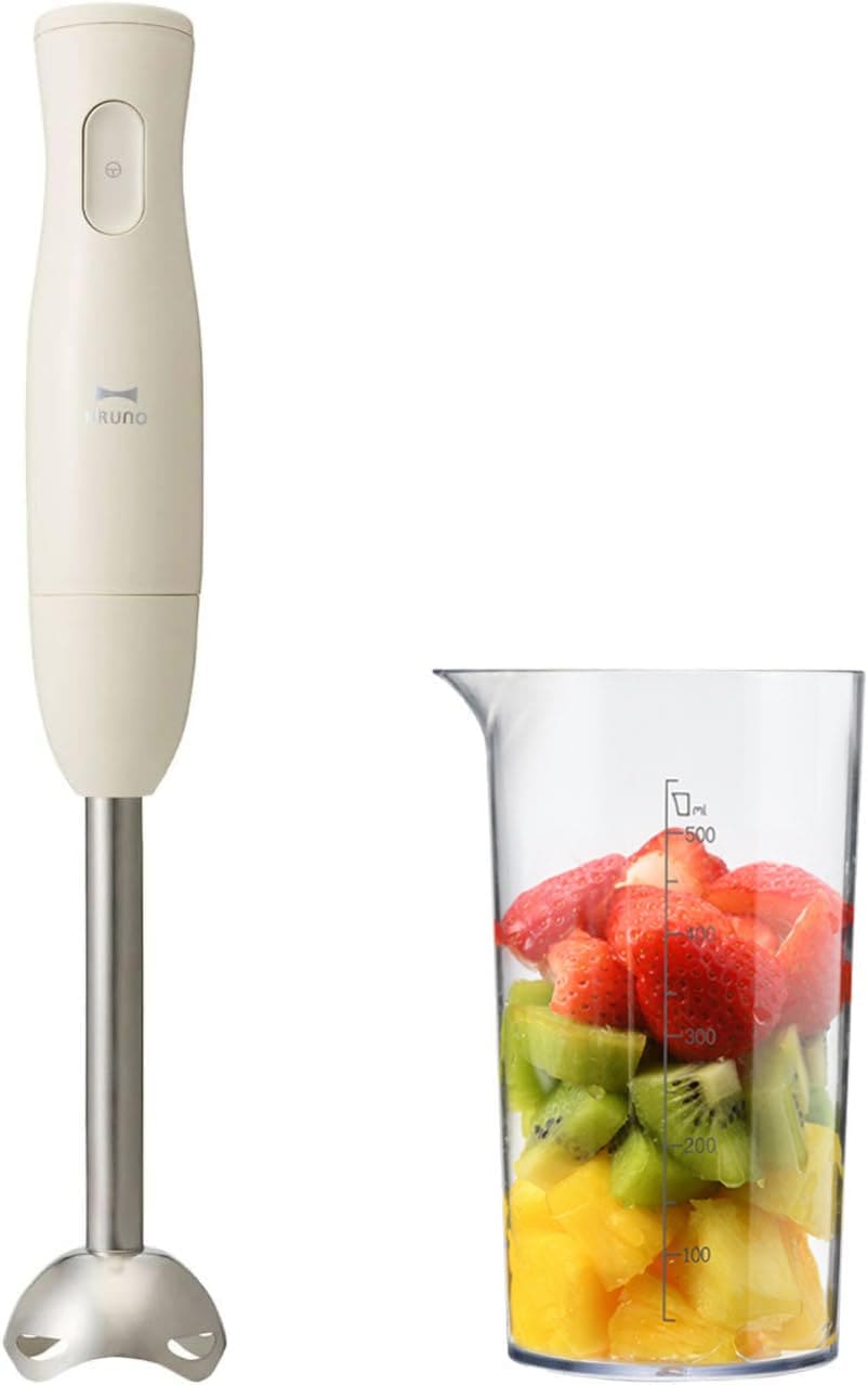 BRUNO ブルーノ スティック ブレンダー (アイボリー) 離乳食 1台2役 (混ぜる つぶす) ギフト 贈り物 出産祝 ハンディブレンダー Ivory アイボリー 白 BOE120-IV