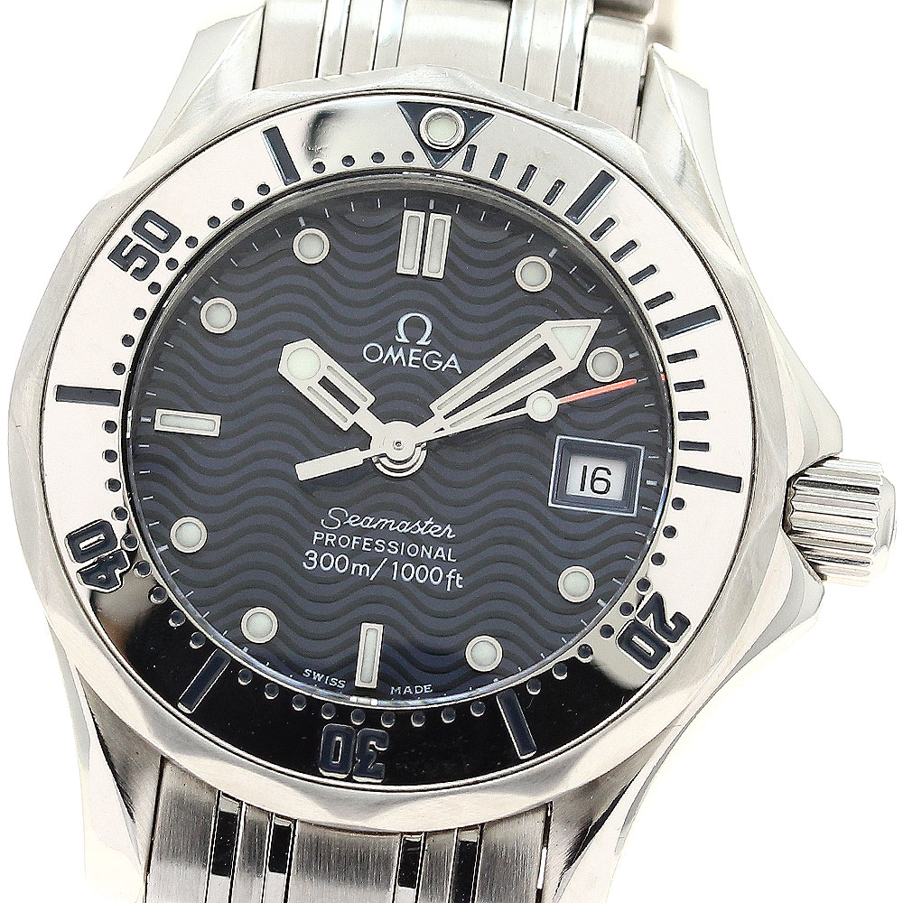 オメガ OMEGA 2582.80 シーマスター300 デイト クォーツ レディース 良品 _891261【中古】