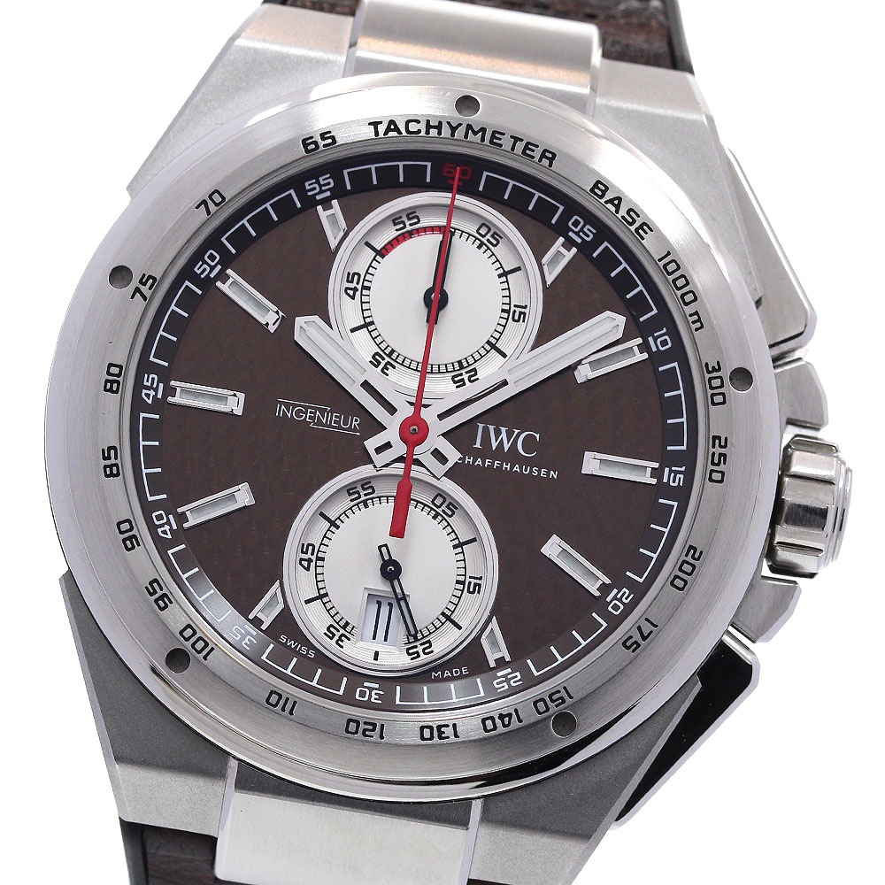 IWC IWC SCHAFFHAUSEN IW378511 インヂュニア ジルバープファイル クロノグラフ 限定1000本 自動巻き メンズ _841609【中古】