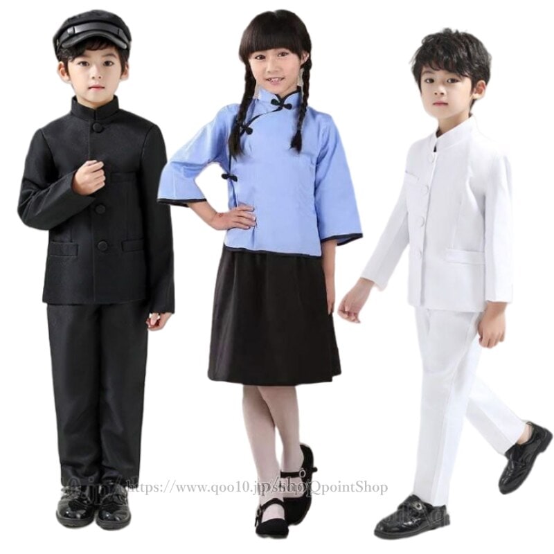 学生服コスプレ帽子付き子供キッズメンズ男性上下セット100cm-180cm制服高校生コスプレ衣装コスチューム