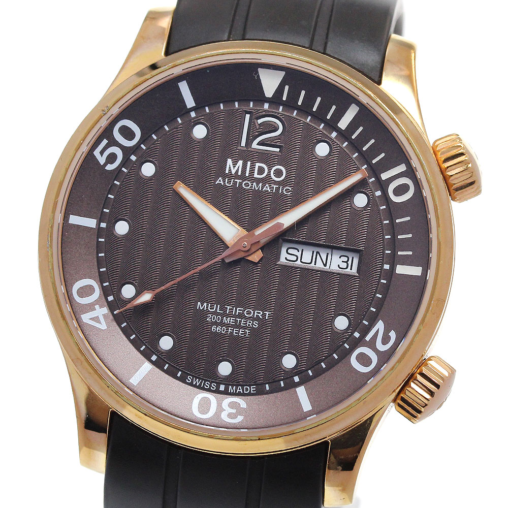 ミドー MIDO M005930A マルチフォート デイデイト 自動巻き メンズ _845900【中古】