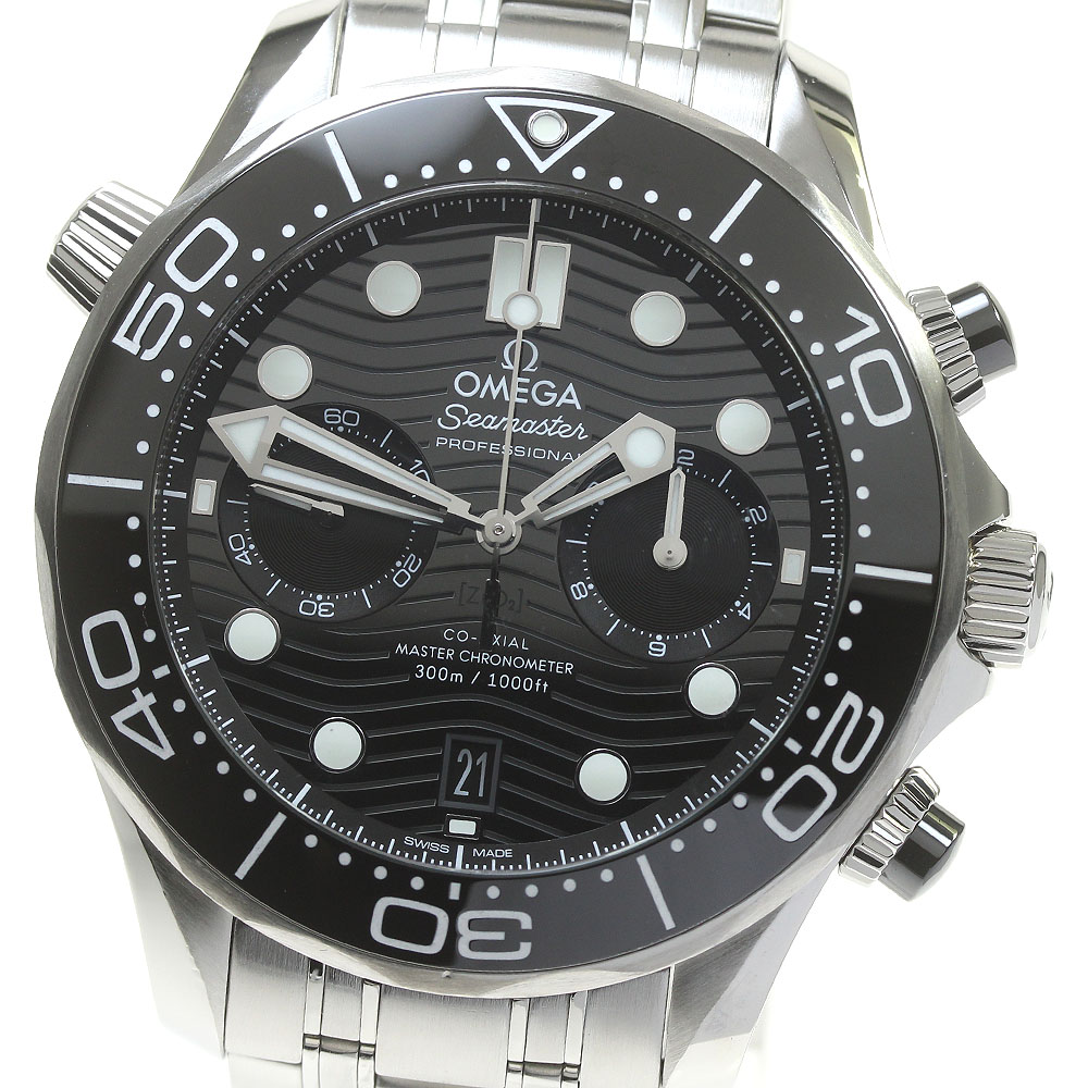 オメガ OMEGA 210.30.44.51.01.001 シーマスター ダイバー300M コーアクシャル マスタークロノメーター 自動巻き メンズ 保証書付き_841560【中古】