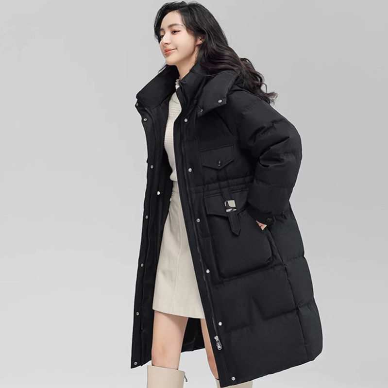 ダウンコート レディース フード付き ダウンコート 春コート 無地 ミドル丈 軽い 大きいサイズ エレガントコート ダウンパーカー ダウンパーカー カジュアル 保温 スポーツ 通勤通学 XXL 赤い