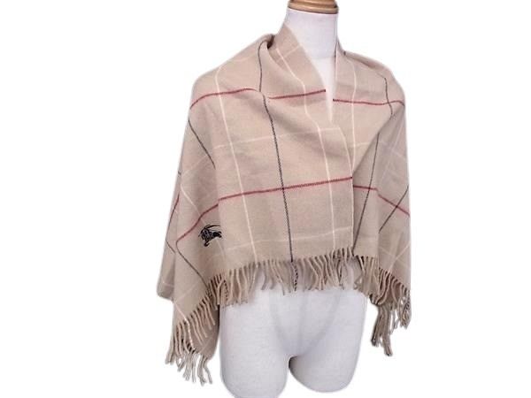 ブランケット - ウール100％ - ベージュ ブランド 高級 大人可愛い アクセサリー ギフト プレゼント ベルト リング メンズ レディース ユニセックス【本物保証】